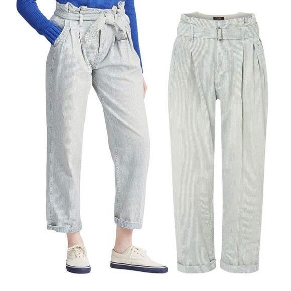 Polo Ralph Lauren Paper Bag Denim Jeans - Picture 1 of 11